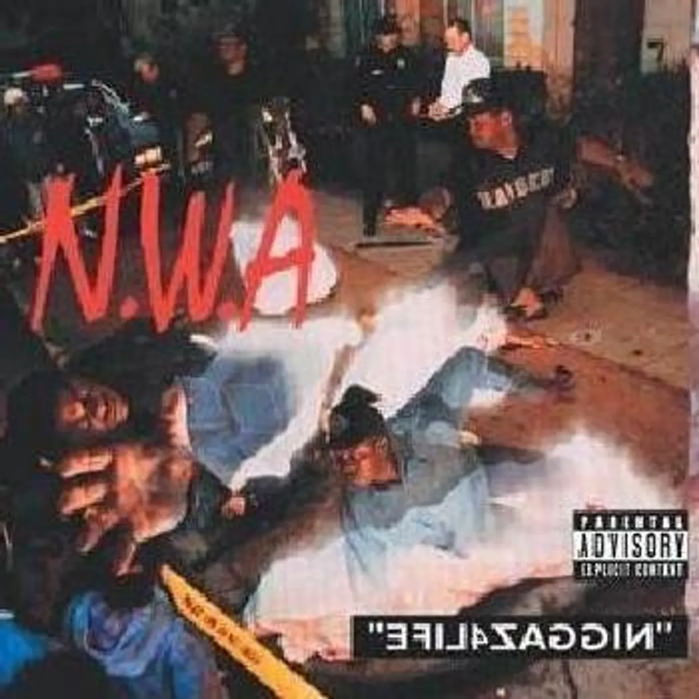 N.W.A. EFIL4ZAGGIN (REMASTERED WITH 100 MILES & RUNNIN EP) CD