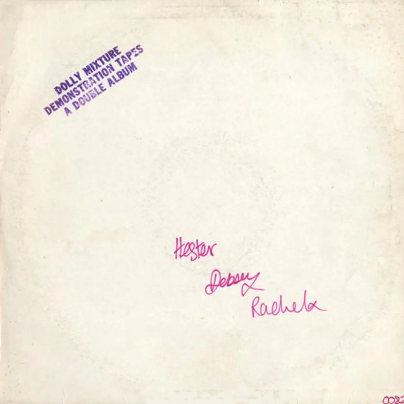 Dolly Mixture DEMONSTRATION TAPES Vinyl Record