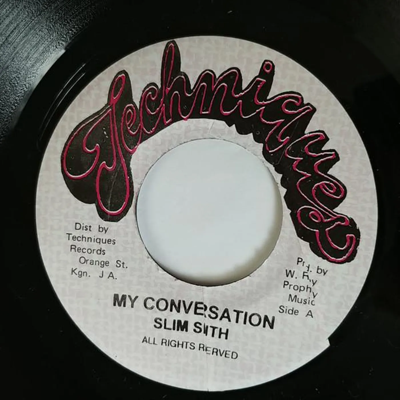 Slim Smith My Conversation Vinyl Record