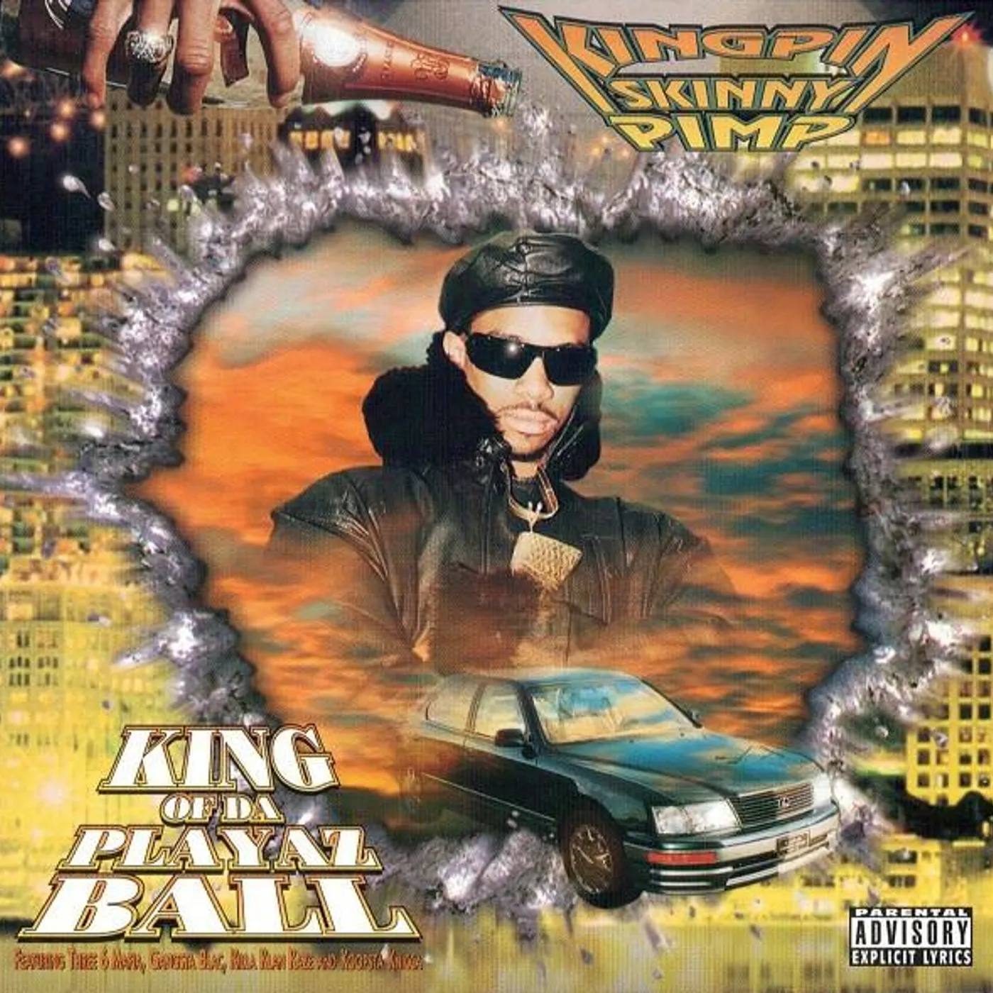 Kingpin Skinny Pimp KING OF DA PLAYAZ BALL (2LP) Vinyl Record