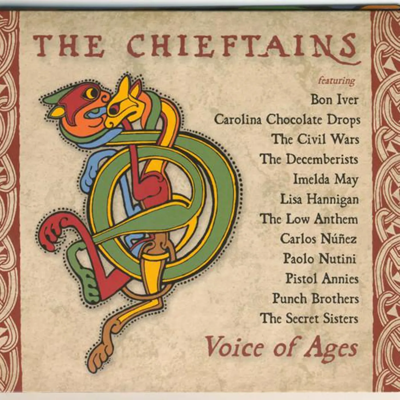 The Chieftains Voice of Ages Vinyl Record