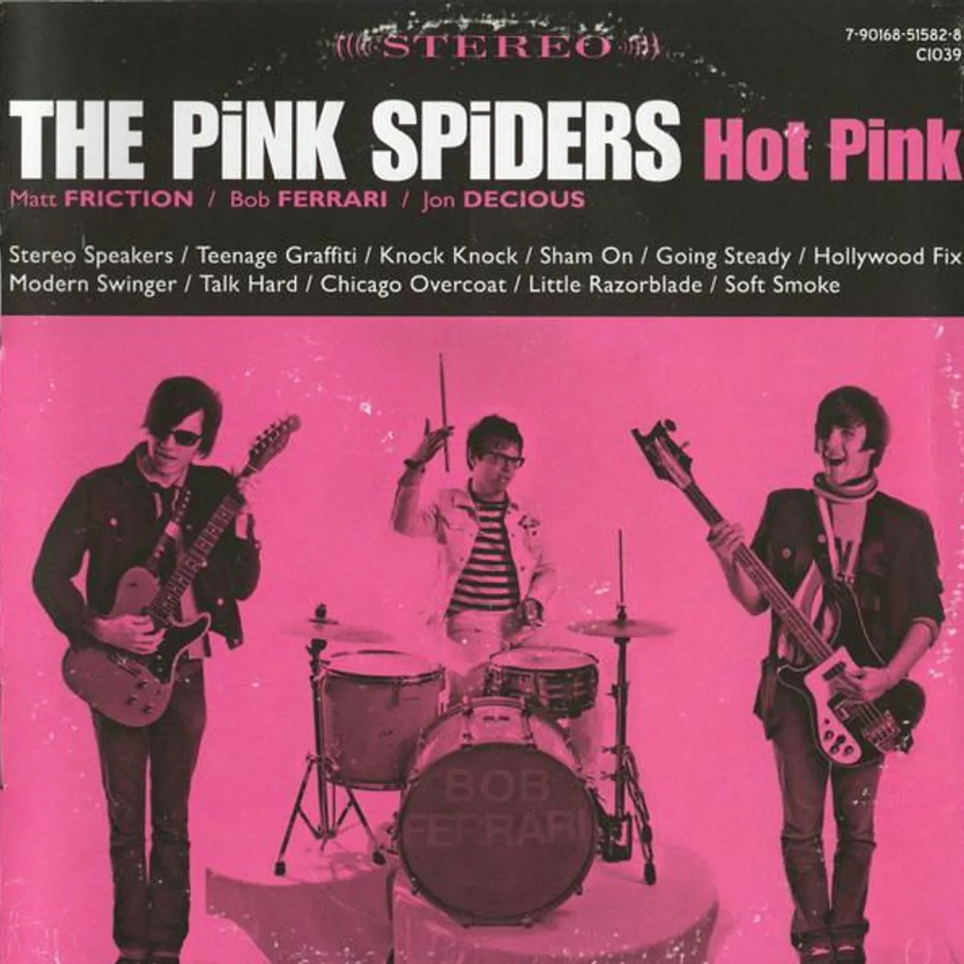 The Pink Spiders HOT PINK Vinyl Record
