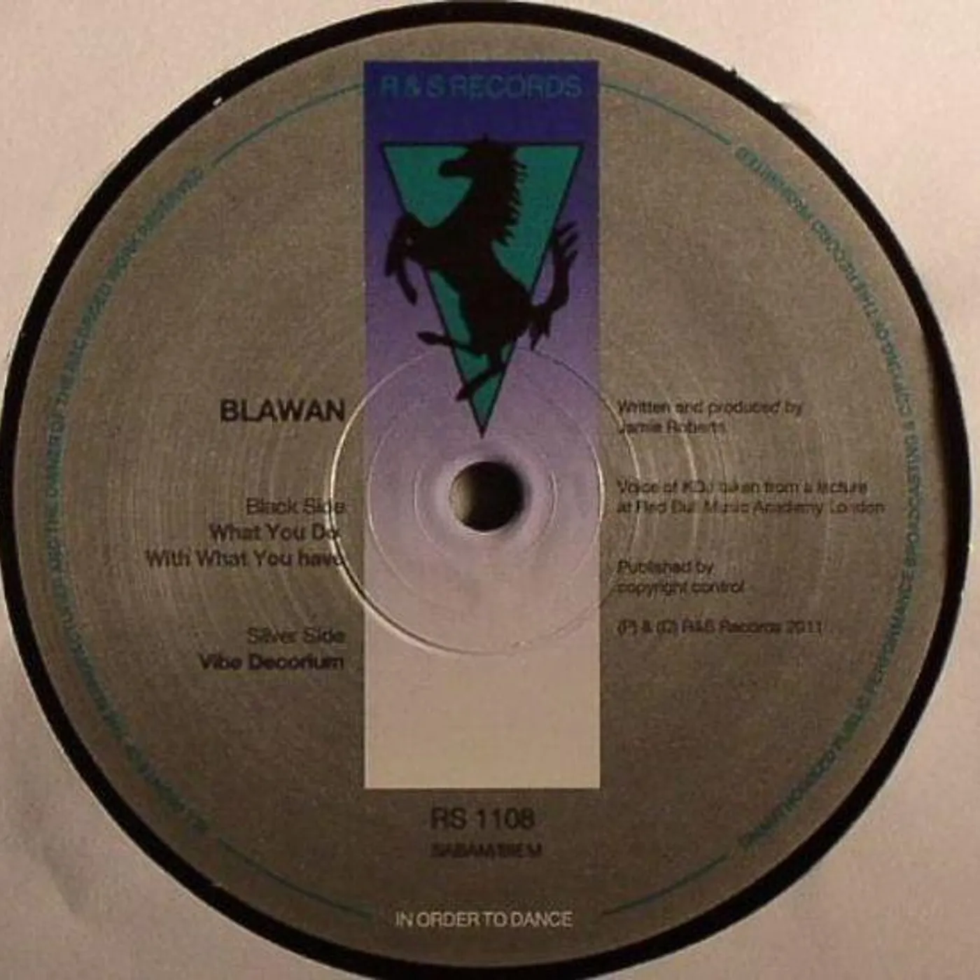 Blawan What You Do With   12 Vinyl Record