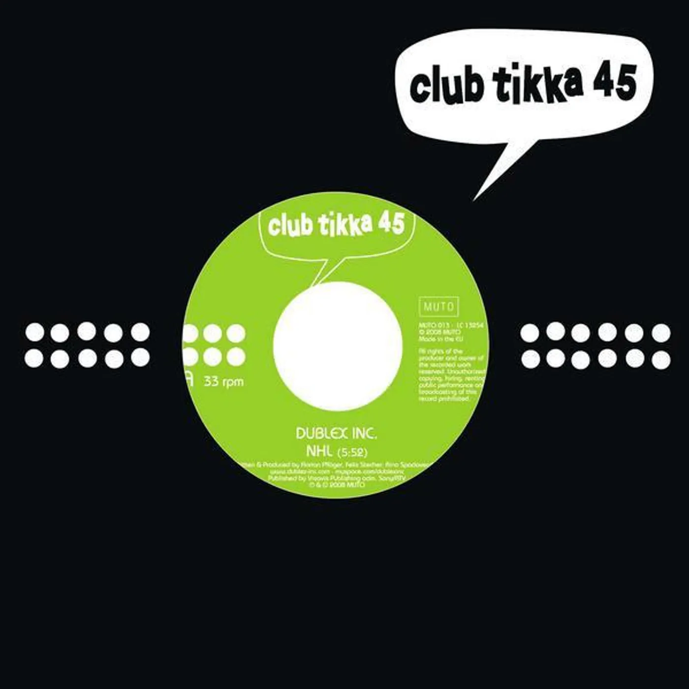 Dublex NHL Vinyl Record - UK Release