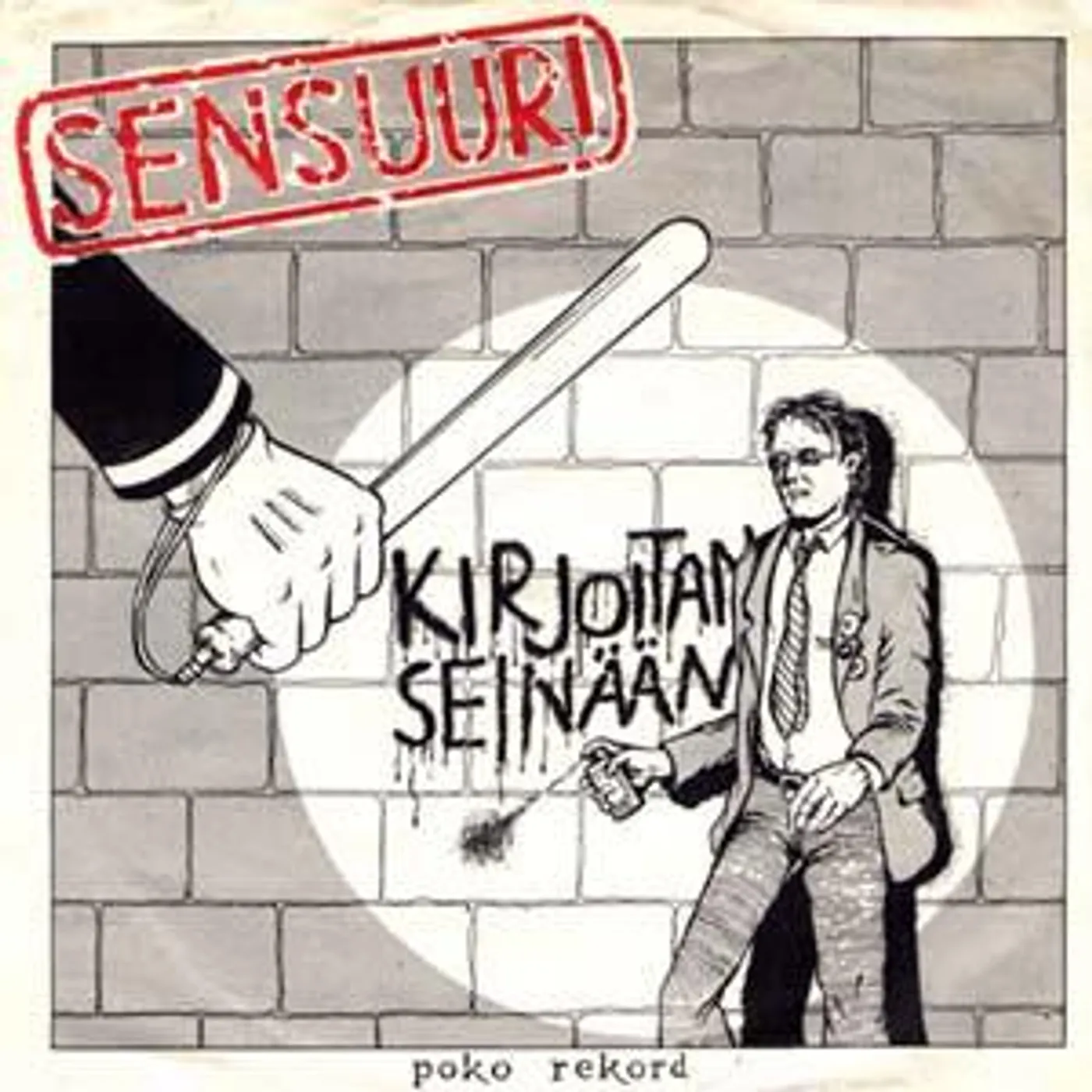 Sensuuri KIRJOITAN SEINAAN Vinyl Record