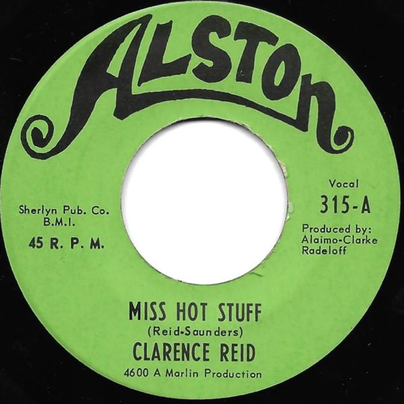 Clarence Reid MISS HOT STUFF Vinyl Record - UK Release