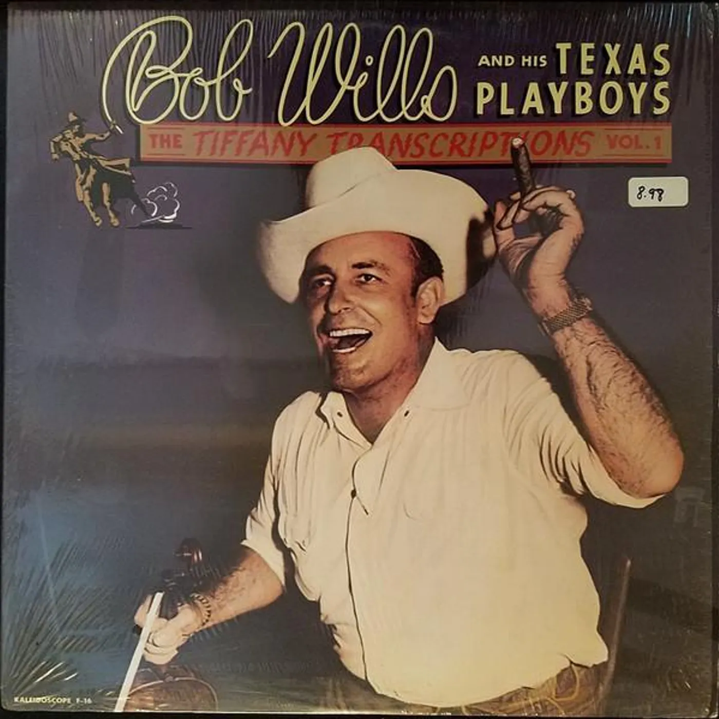 Bob Wills & His Texas Playboys TRANSCRIPTIONS Vinyl Record - Colored Vinyl