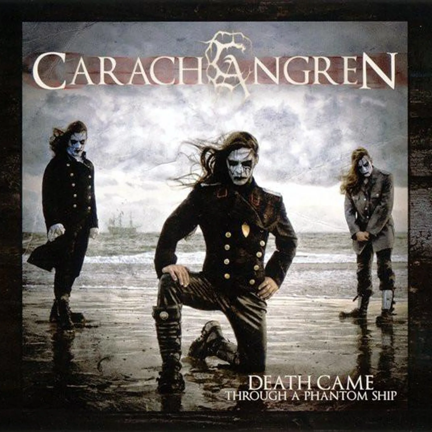 Carach Angren DEATH CAME THROUGH A PHANTOM SHIP (CRYSTAL CLEAR & BLACK MARBLED VINYL/2LP) Vinyl Record