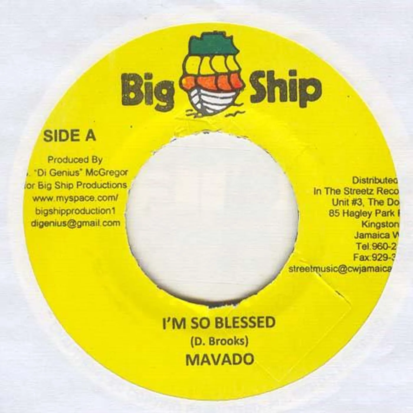 Mavado SO BLESSED Vinyl Record