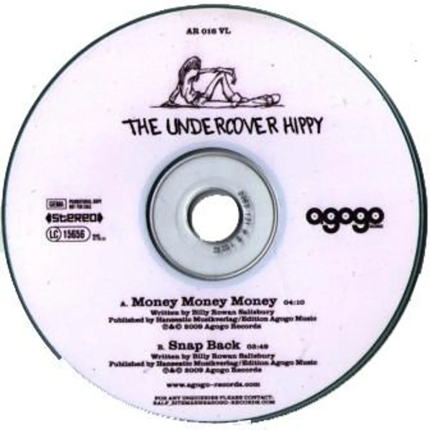 The Undercover Hippy MONEY MONEY MONEY Vinyl Record - UK Release