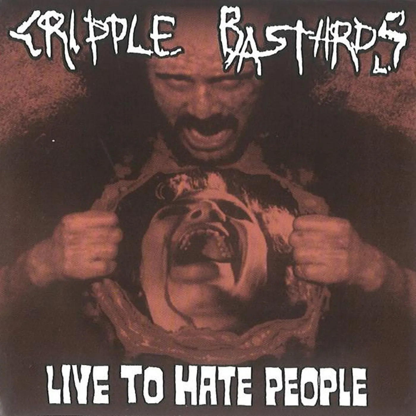 Cripple Bastards LIVE TO HATE PEOPLE CD