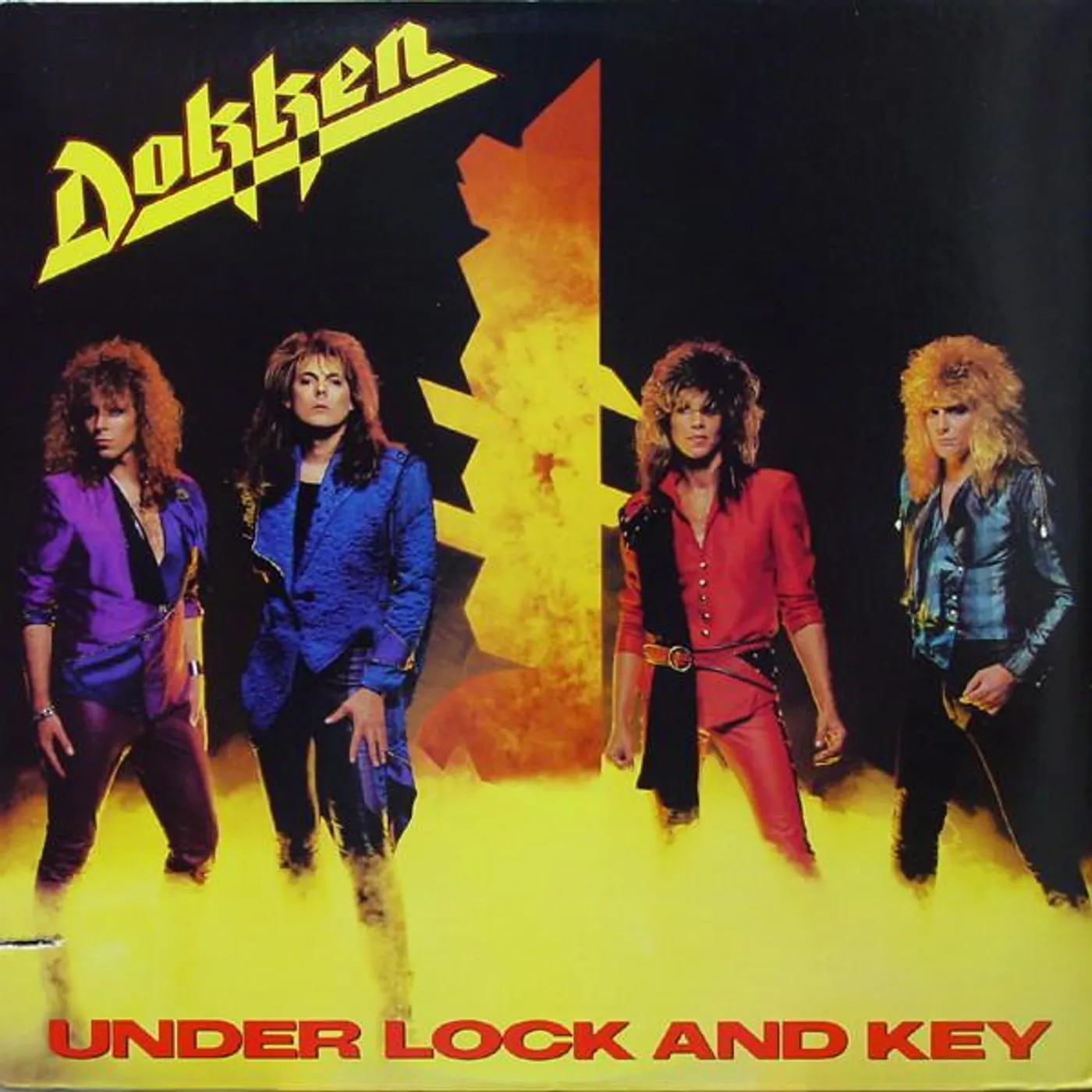 Dokken UNDER LOCK & KEY Vinyl Record