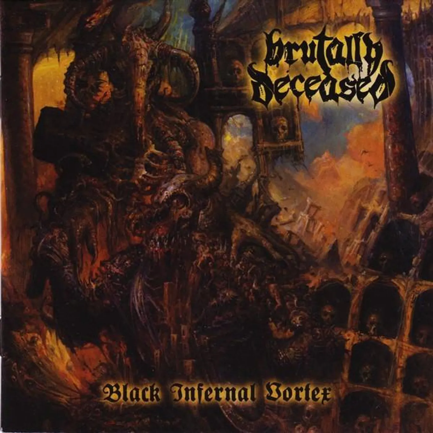 Brutally Deceased BLACK INFERNAL VORTEX CD