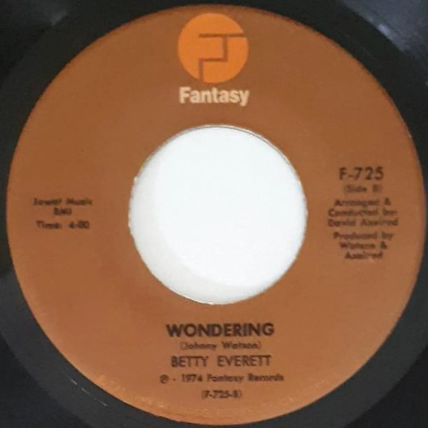 Betty Everett WONDERING / TRY IT YOU'LL LIKE IT Vinyl Record