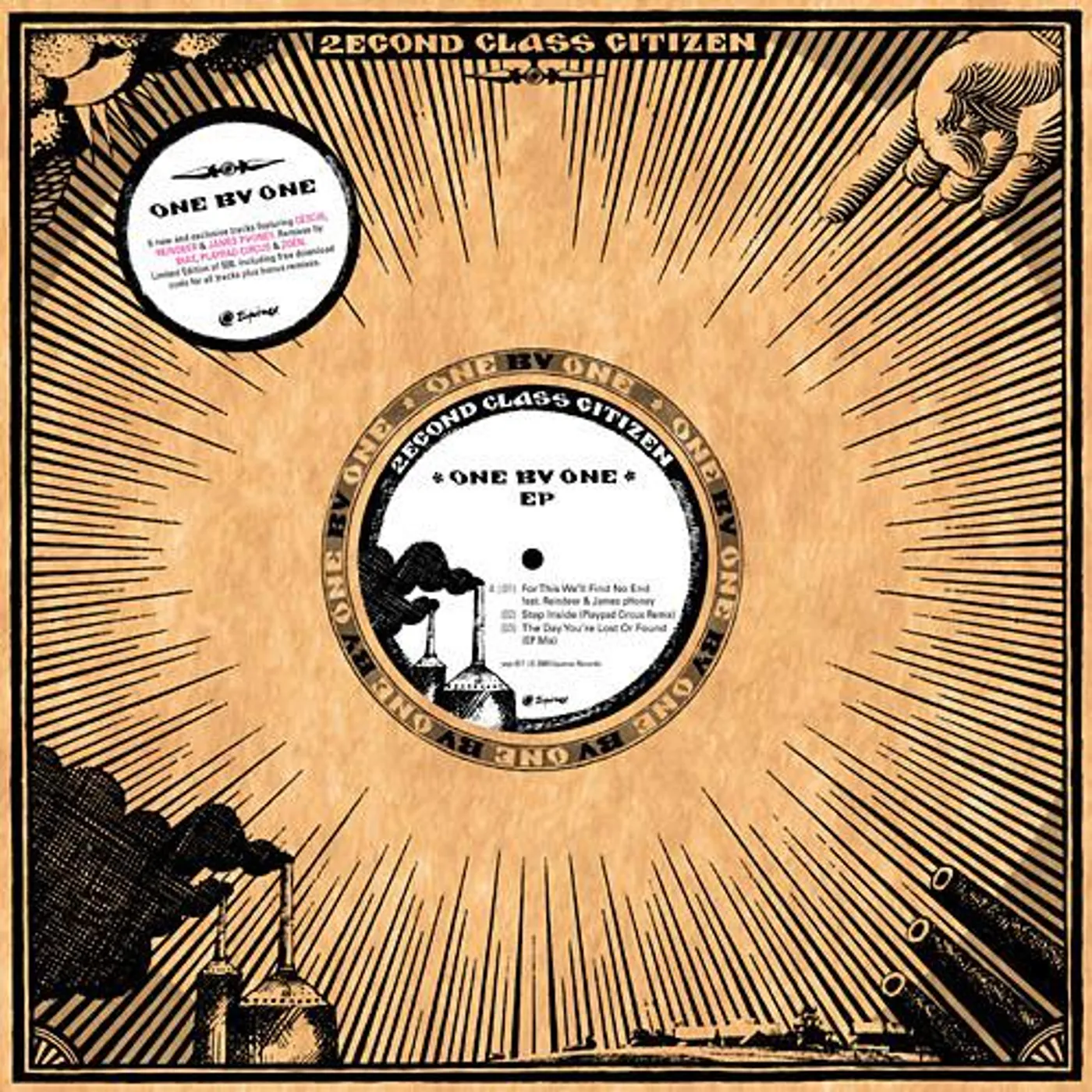 2econd Class Citizen ONE BY ONE EP Vinyl Record - UK Release