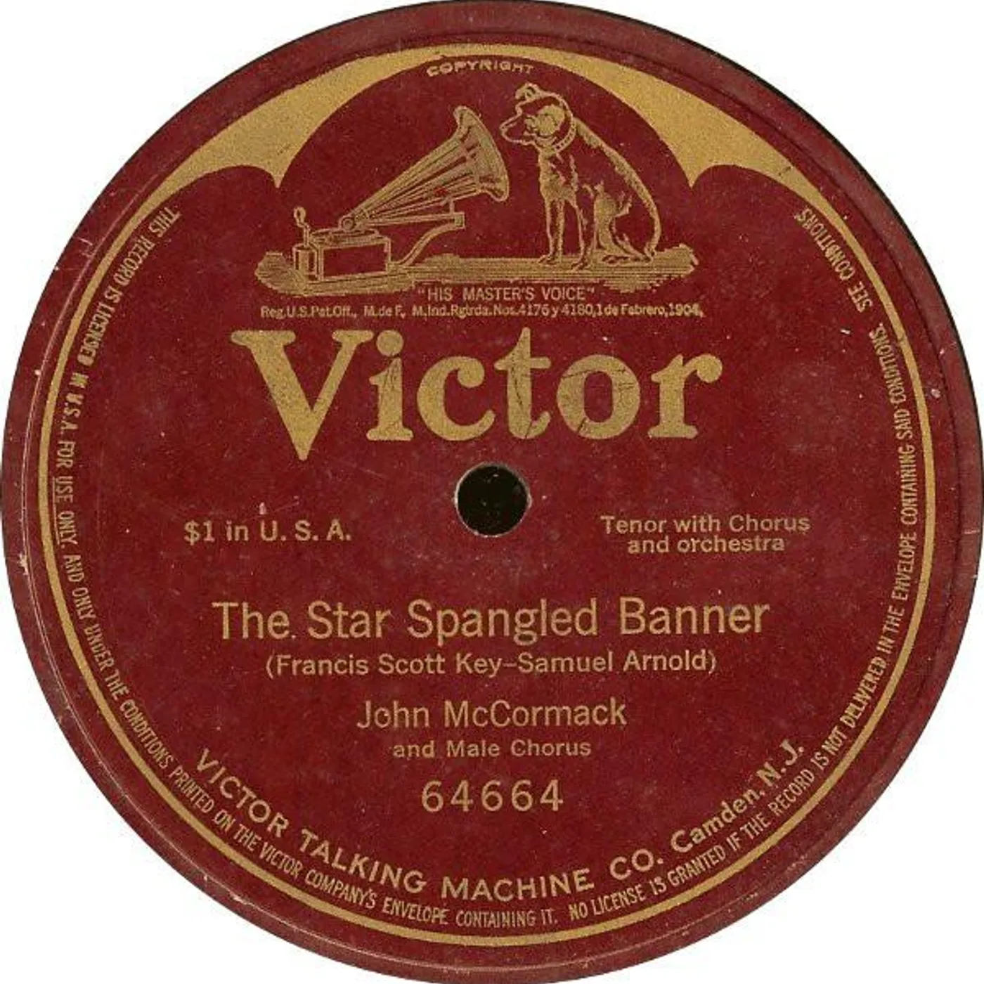 John McCormack STAR-SPANGLED BANNER CD