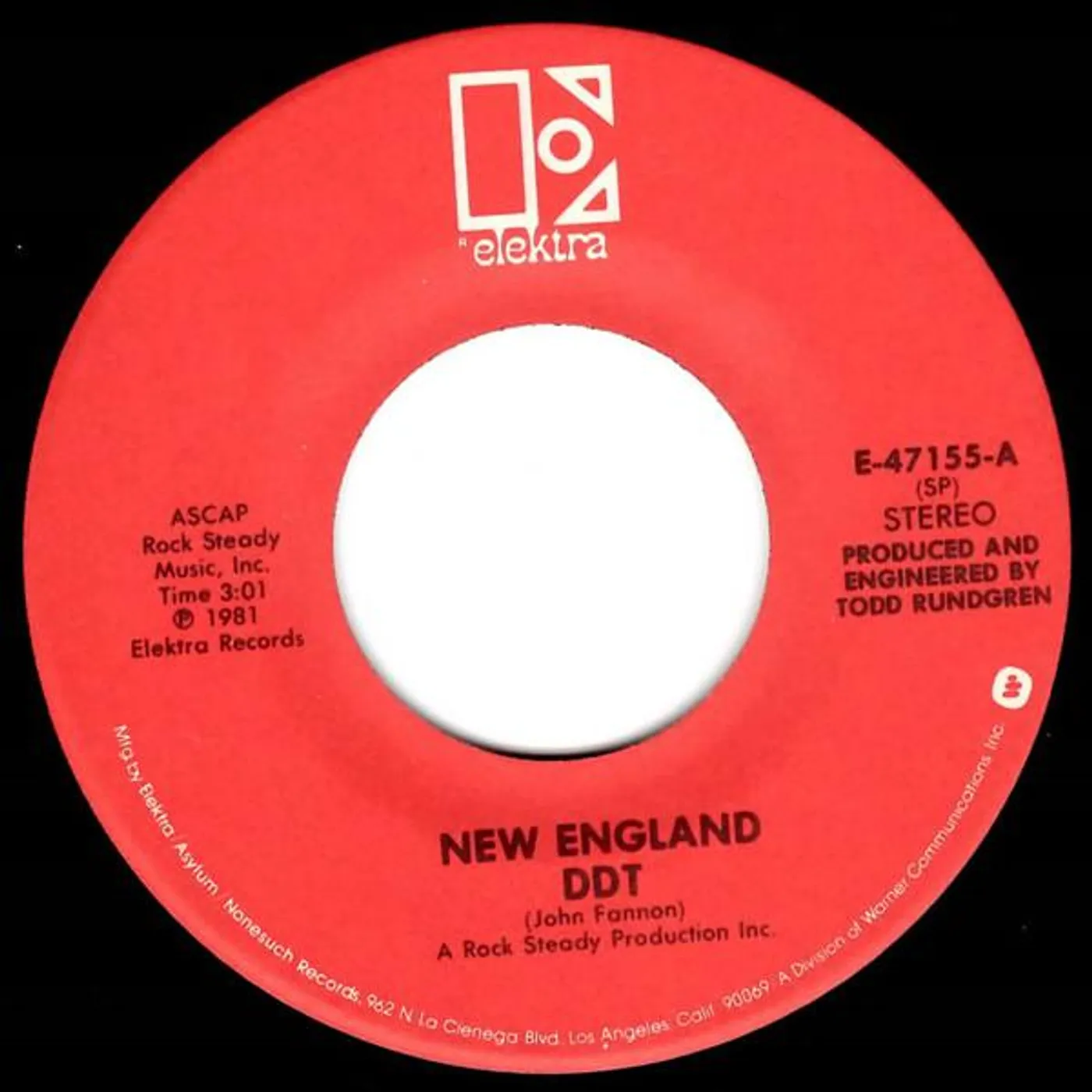 NEW ENGLAND CD