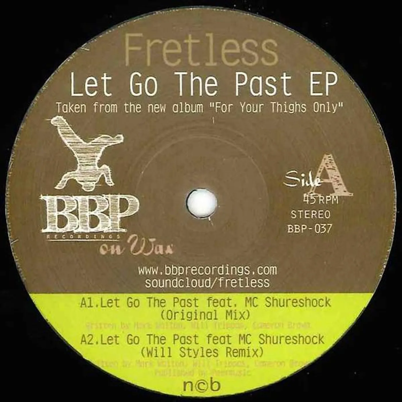 The Fretless LET GO THE PAST EP Vinyl Record - UK Release