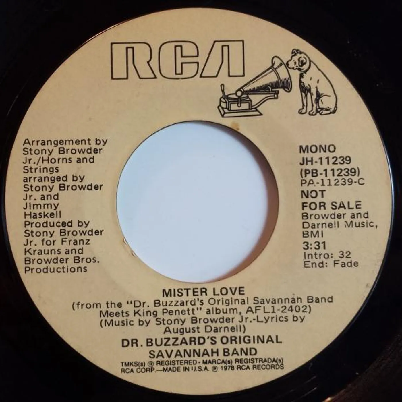 Dr. Buzzard's Original Savannah Band Vinyl Record