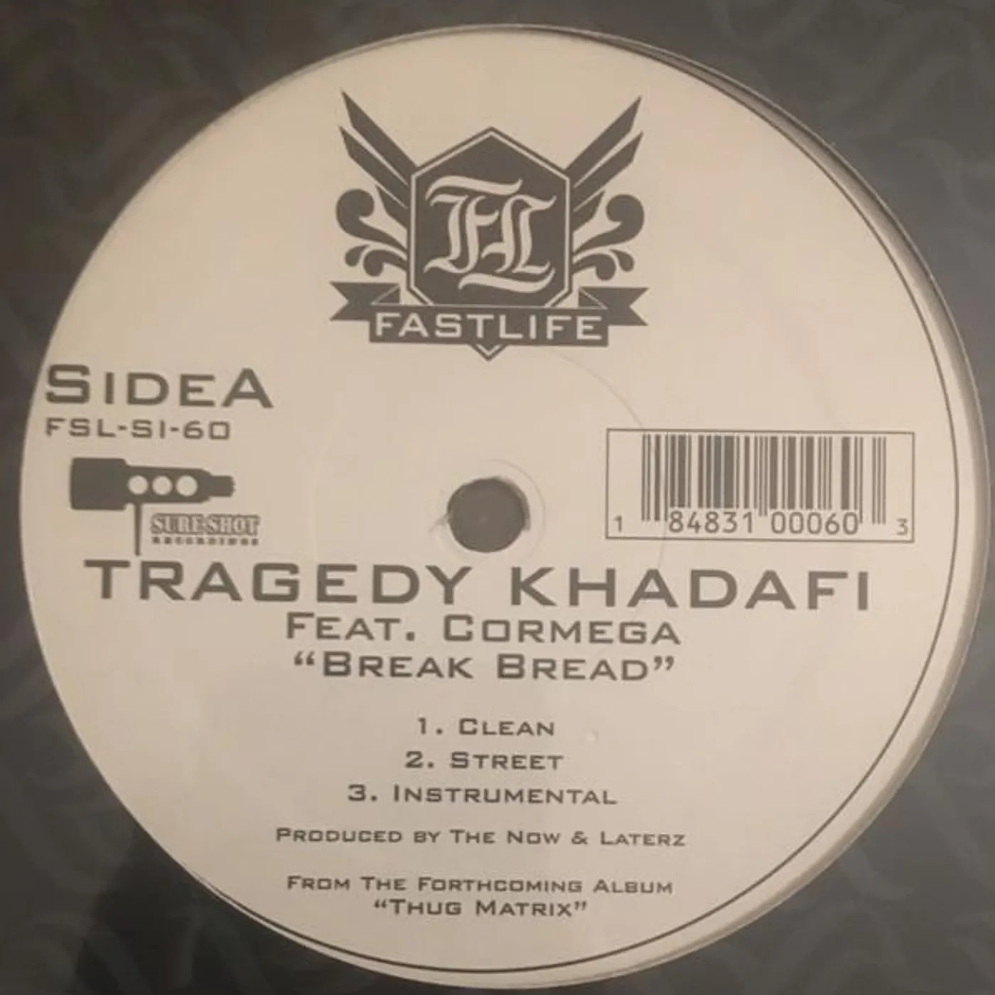 Tragedy Khadafi BREAK BREAD: GAME Vinyl Record