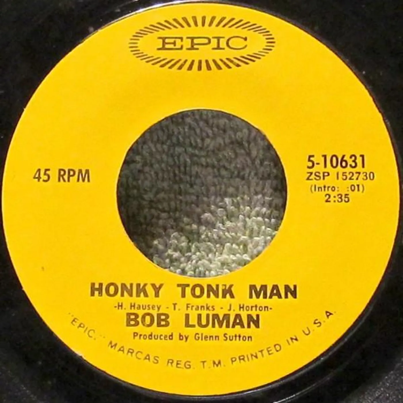 Bob Luman HONKY TONK MAN CD