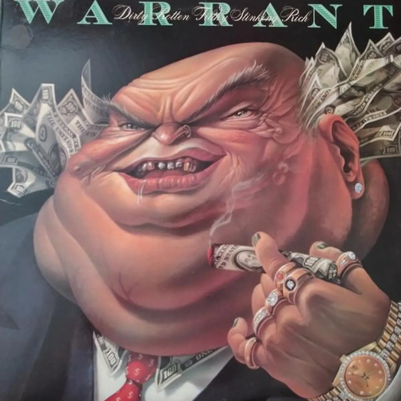 Warrant DIRTY ROTTEN FILTHY STINKING RICH (TRANSPARENT VINYL/180G) Vinyl Record