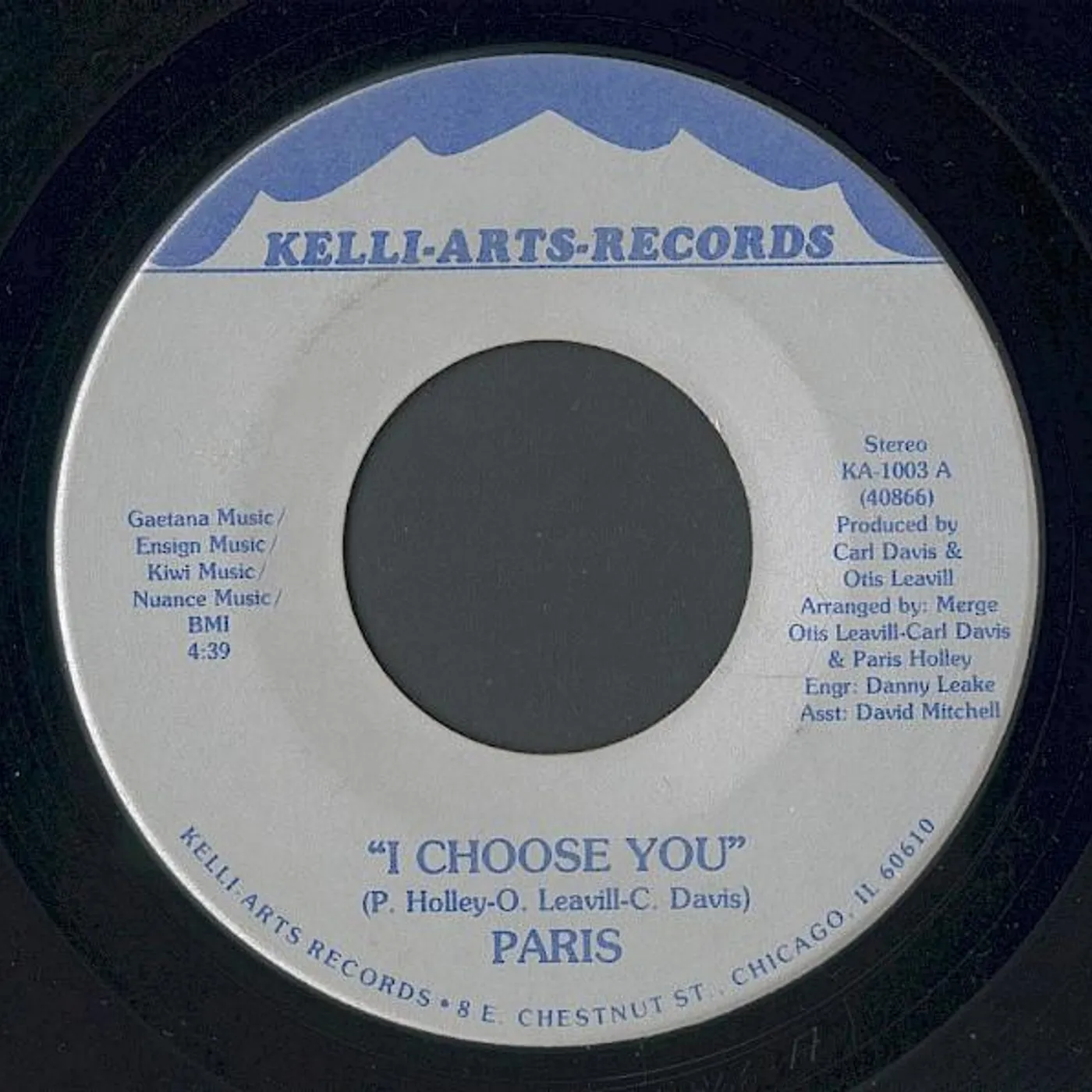 Paris I Choose You Vinyl Record