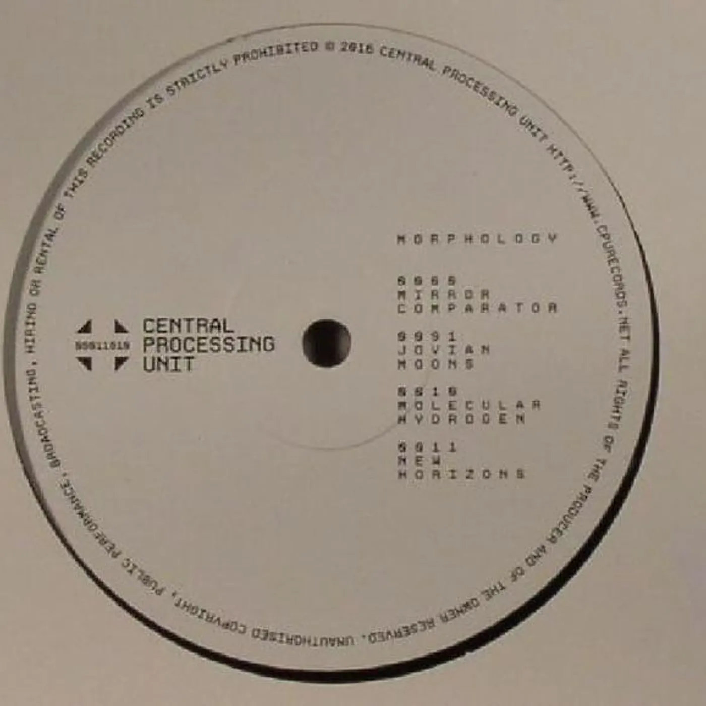 Morphology MIRROR COMPARATOR Vinyl Record - UK Release