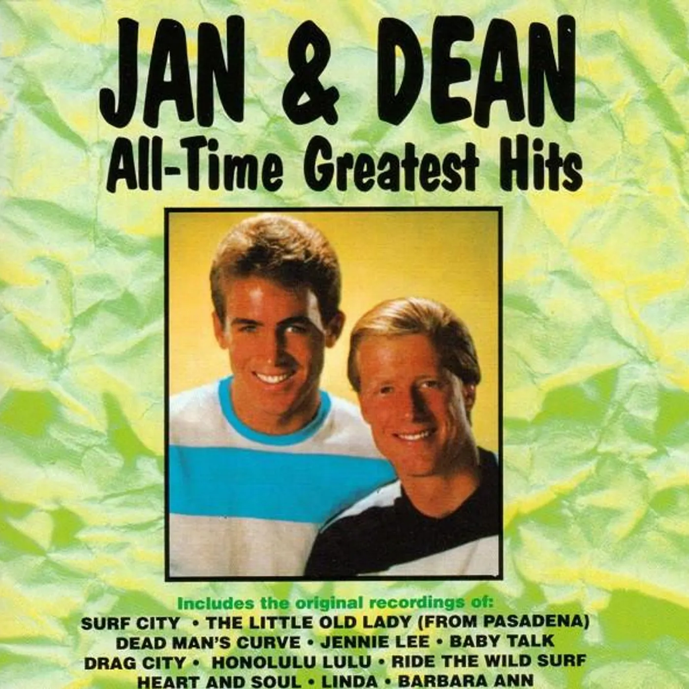 Jan & Dean All-time Greatest Hits Vinyl Record