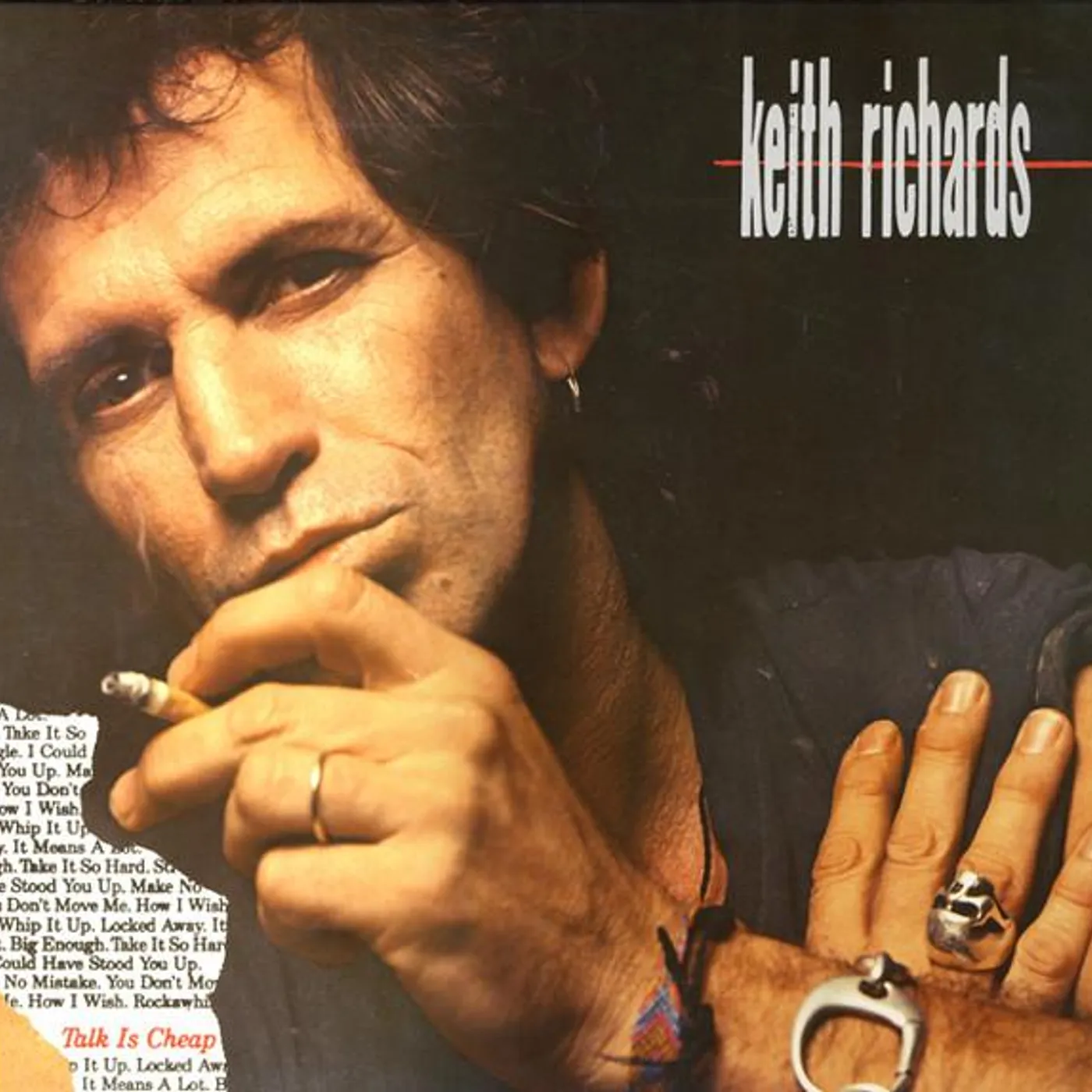 Keith Richards Talk Is Cheap Vinyl Record