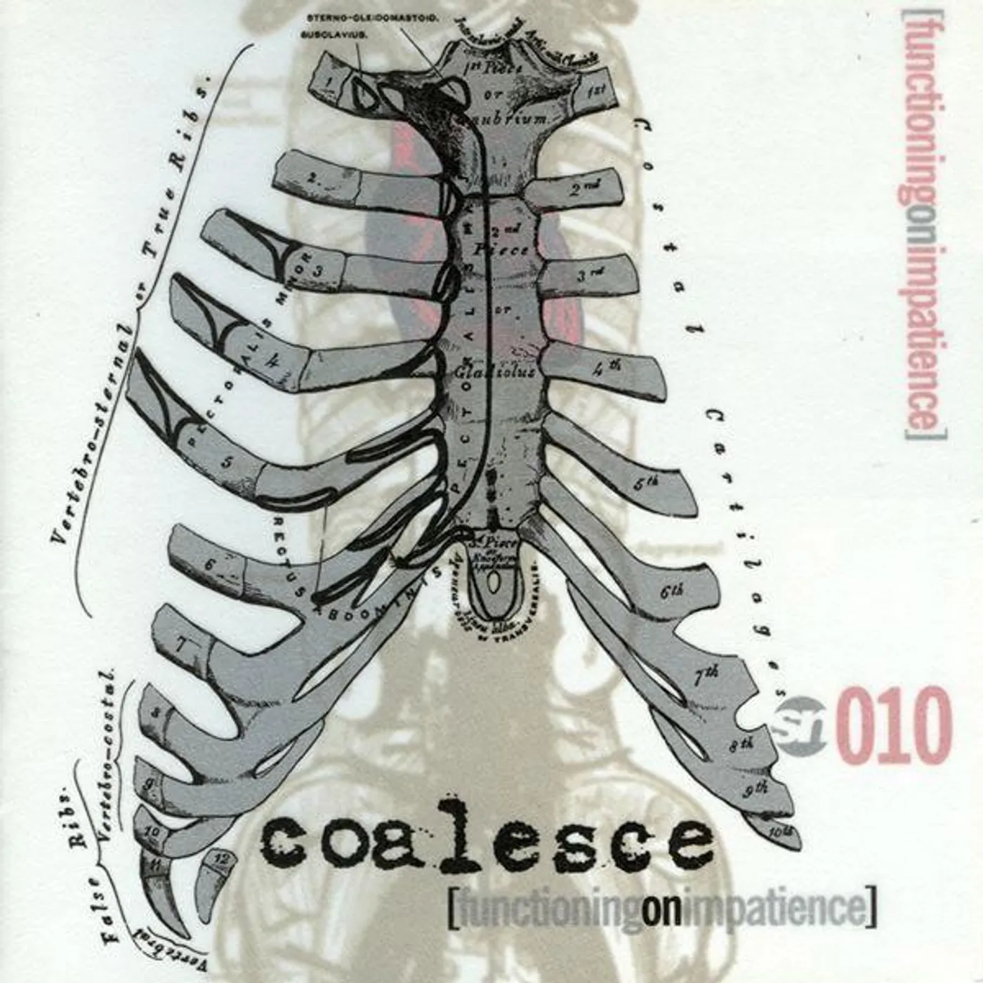 Coalesce FUNCTIONING ON IMPATIENCE (WHITE WITH SPLATTER VINYL) Vinyl Record