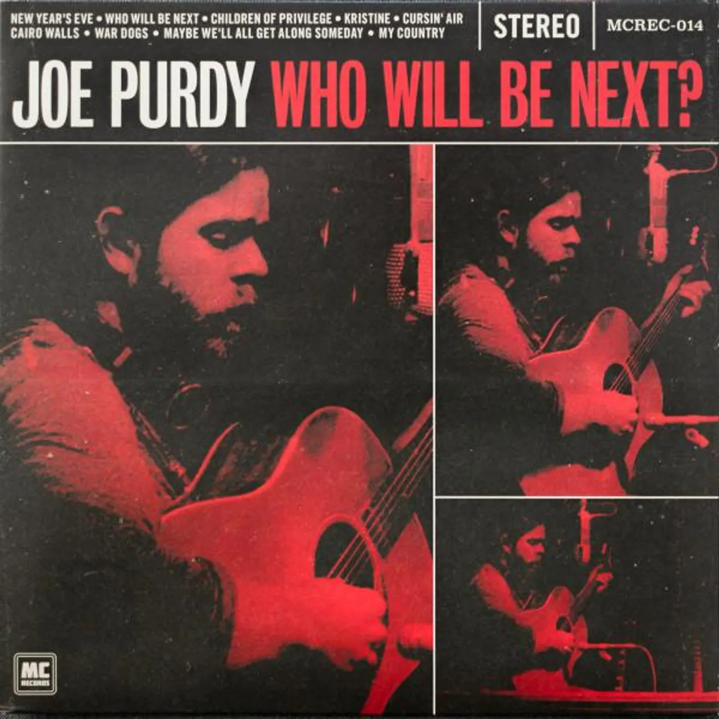 Joe Purdy WHO WILL BE NEXT CD