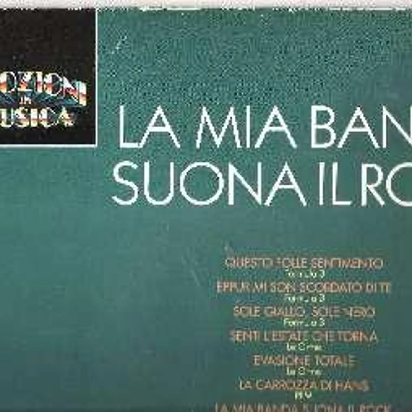 Ivano Fossati La Mia Banda Suona Il Rock Vinyl Record