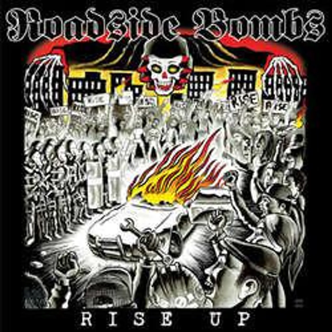 Roadside Bombs RISE UP (RED VINYL) Vinyl Record - Colored Vinyl, Red Vinyl, UK Release
