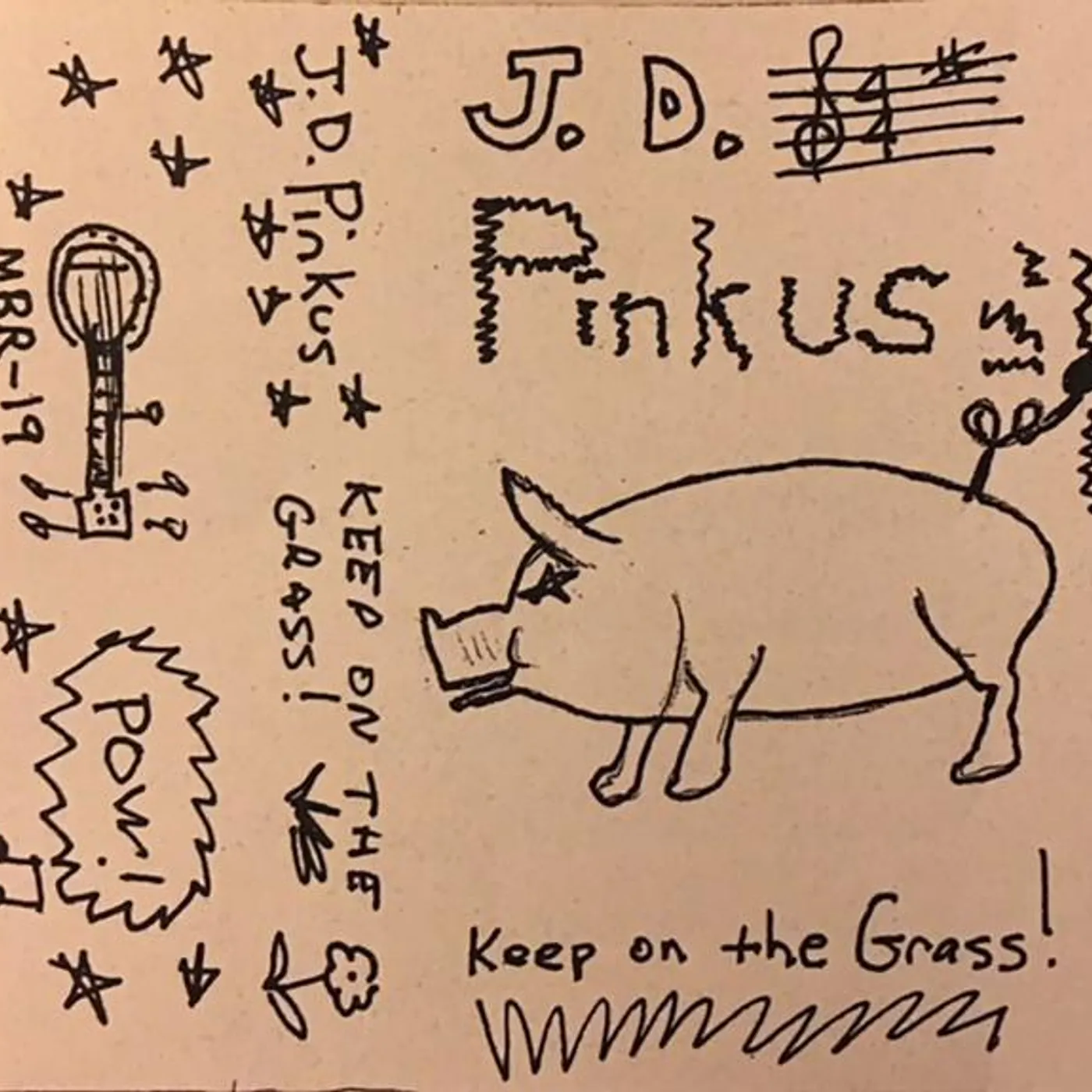 JD Pinkus KEEP ON THE GRASS CD