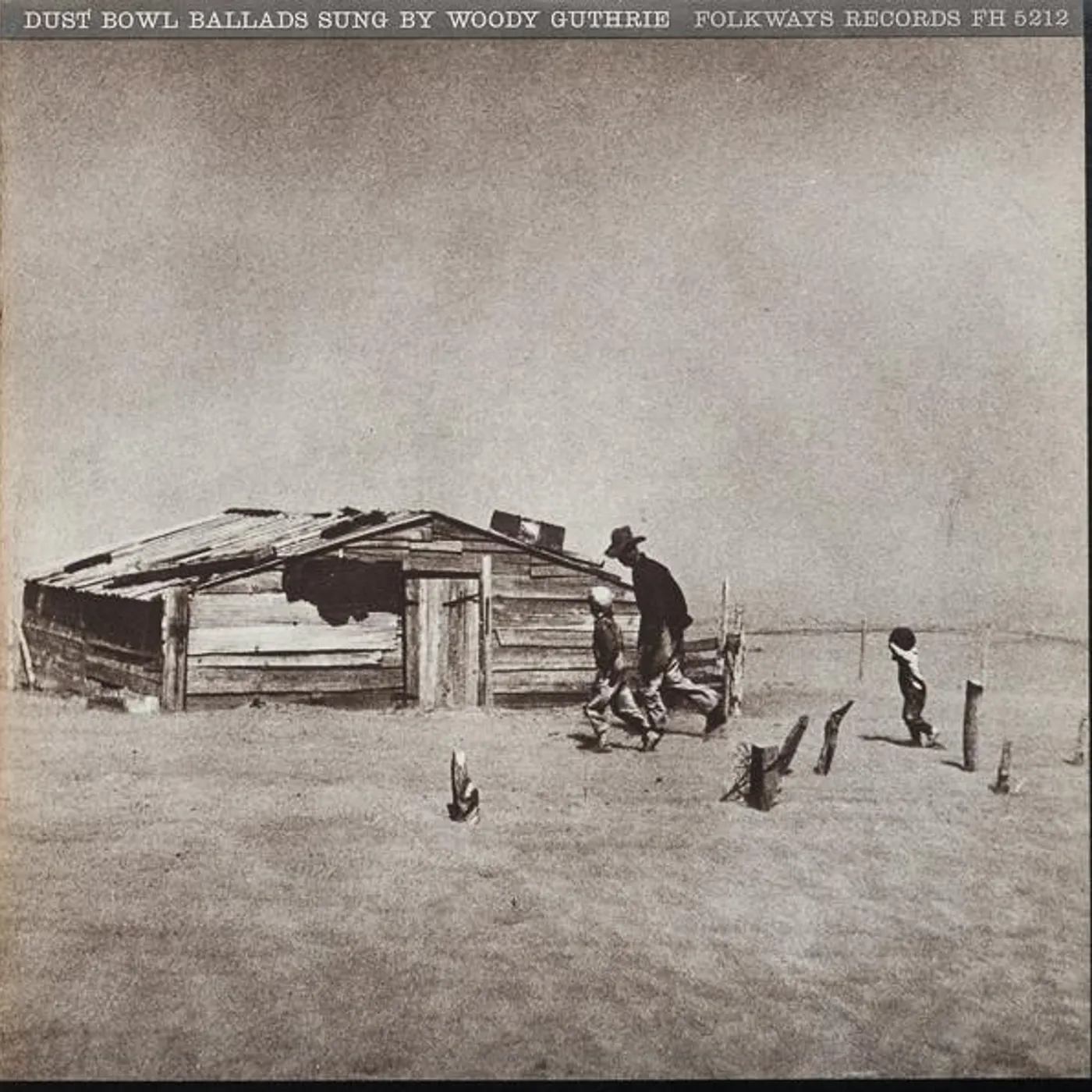Woody Guthrie Dust Bowl Ballads Vinyl Record