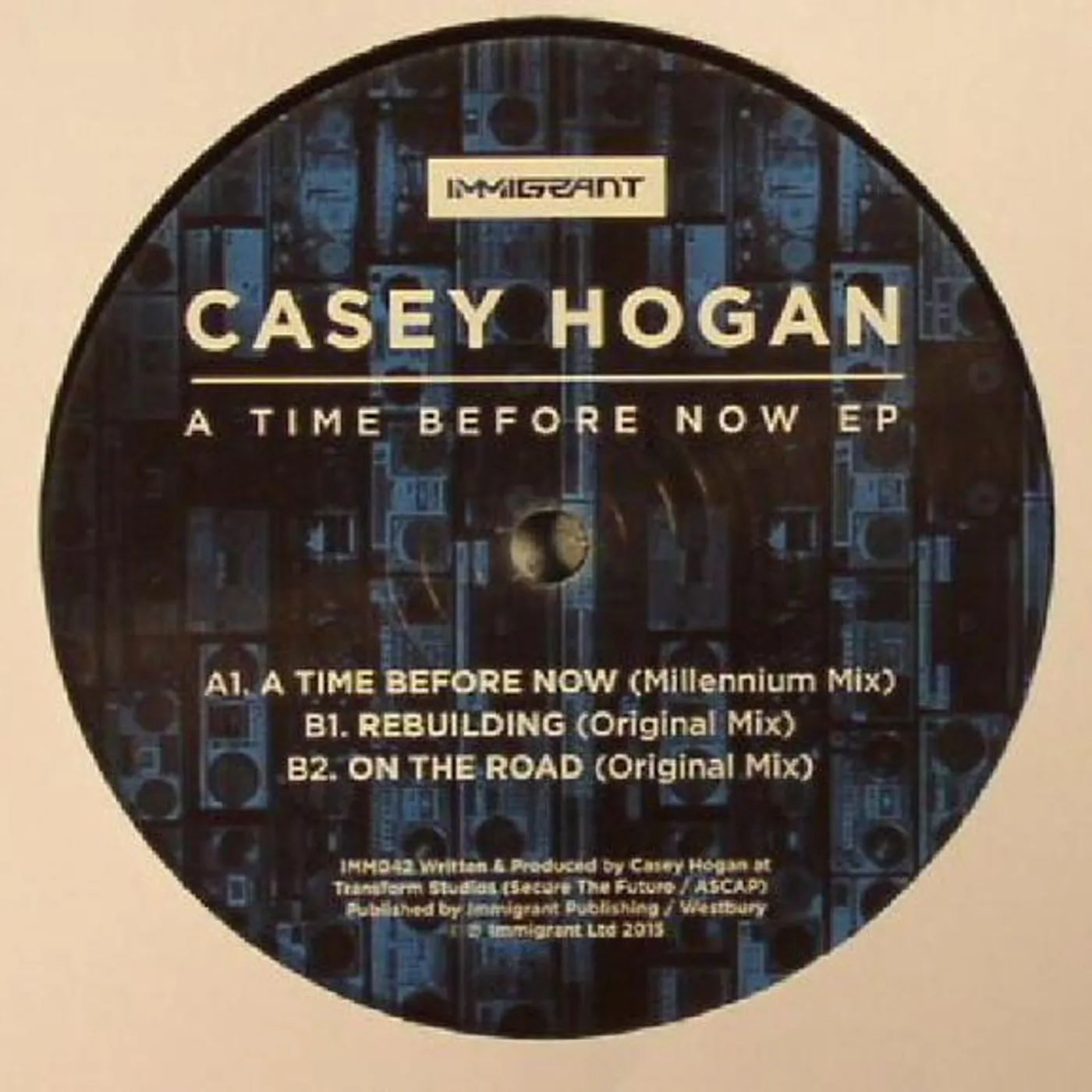 Casey Hogan TIME BEFORE NOW EP Vinyl Record