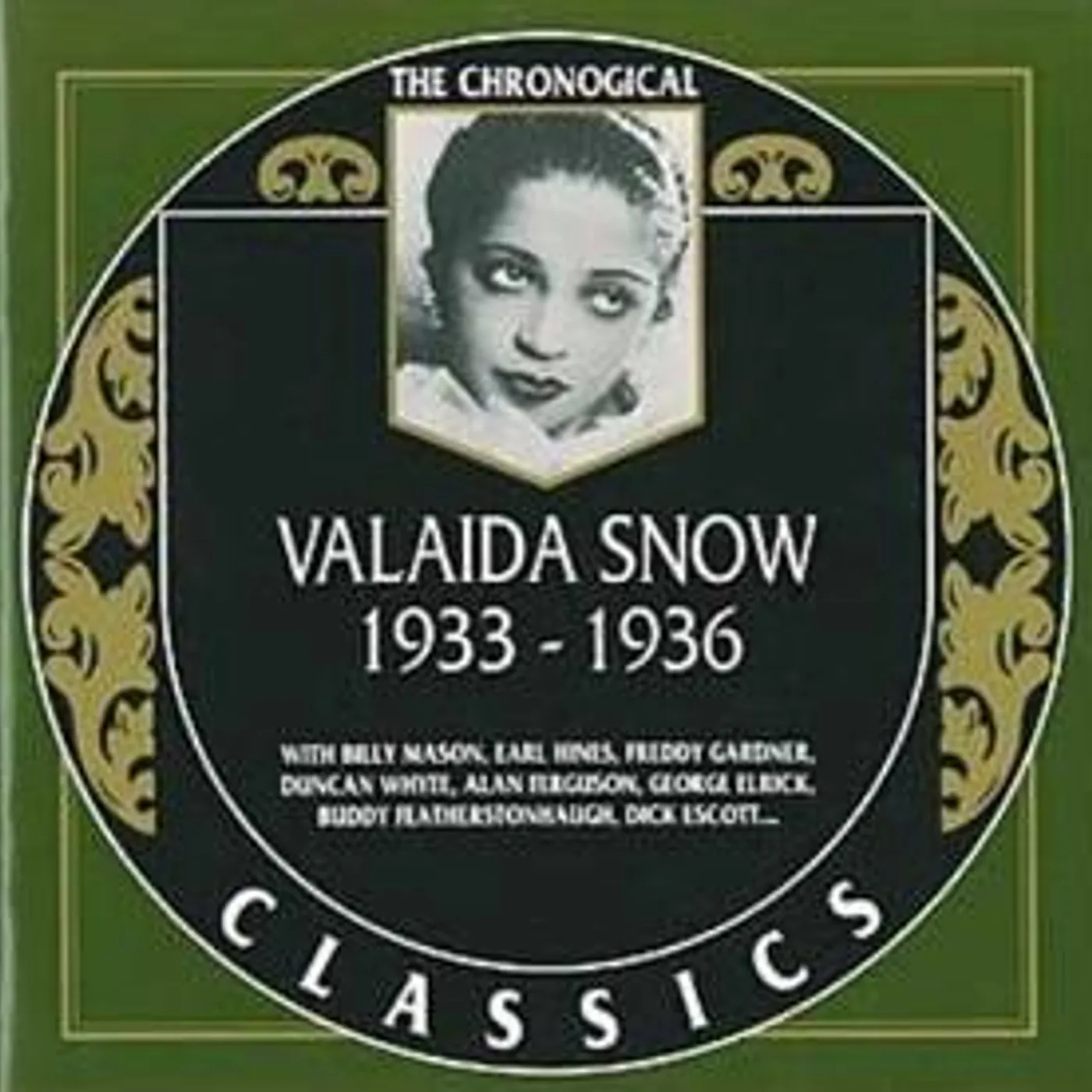 CHRONOLOGICAL VALAIDA SNOW 1933-1936 CD