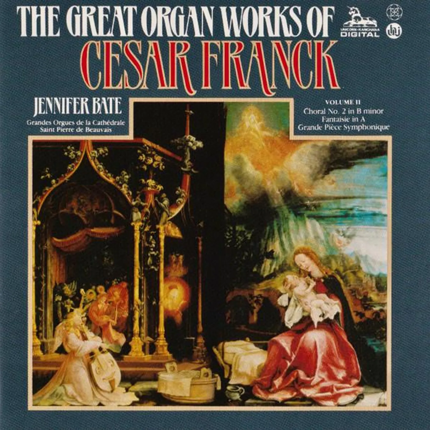 Jennifer Bate GREAT ORGAN WORKS OF CESAR FRANCK CD