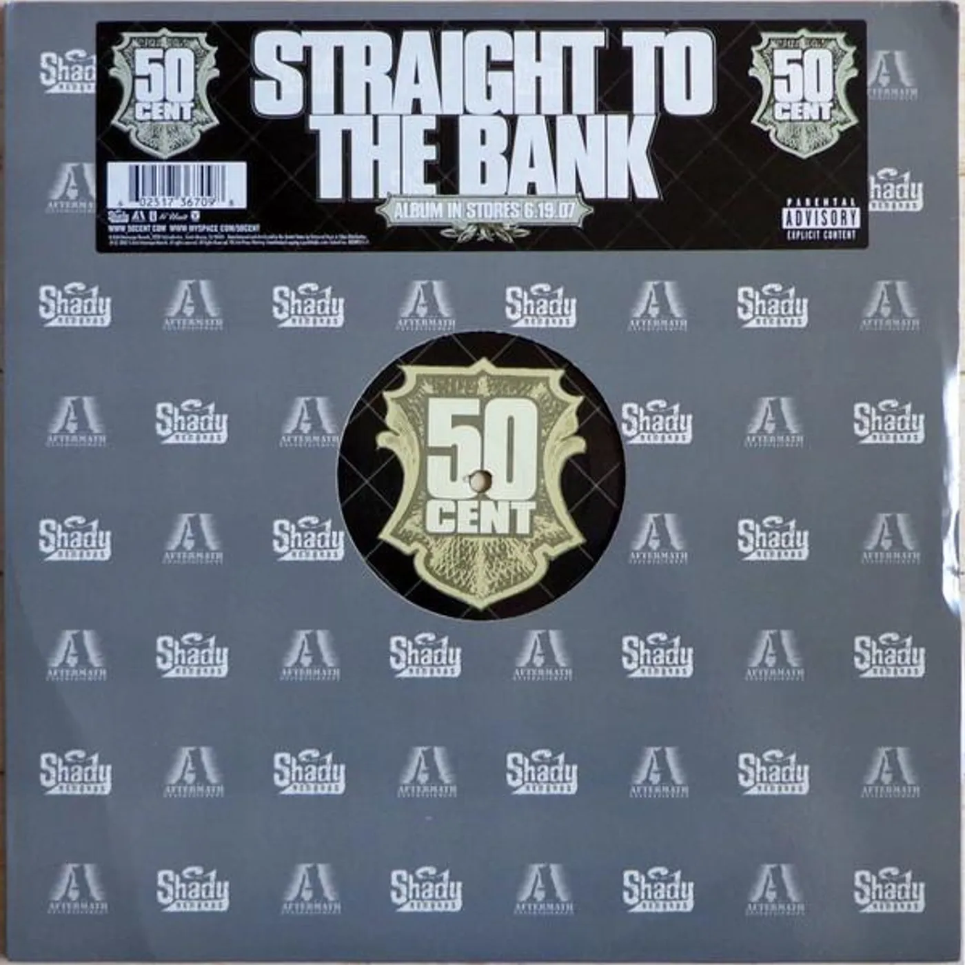 50 Cent STRAIGHT TO THE BANK (X4) Vinyl Record