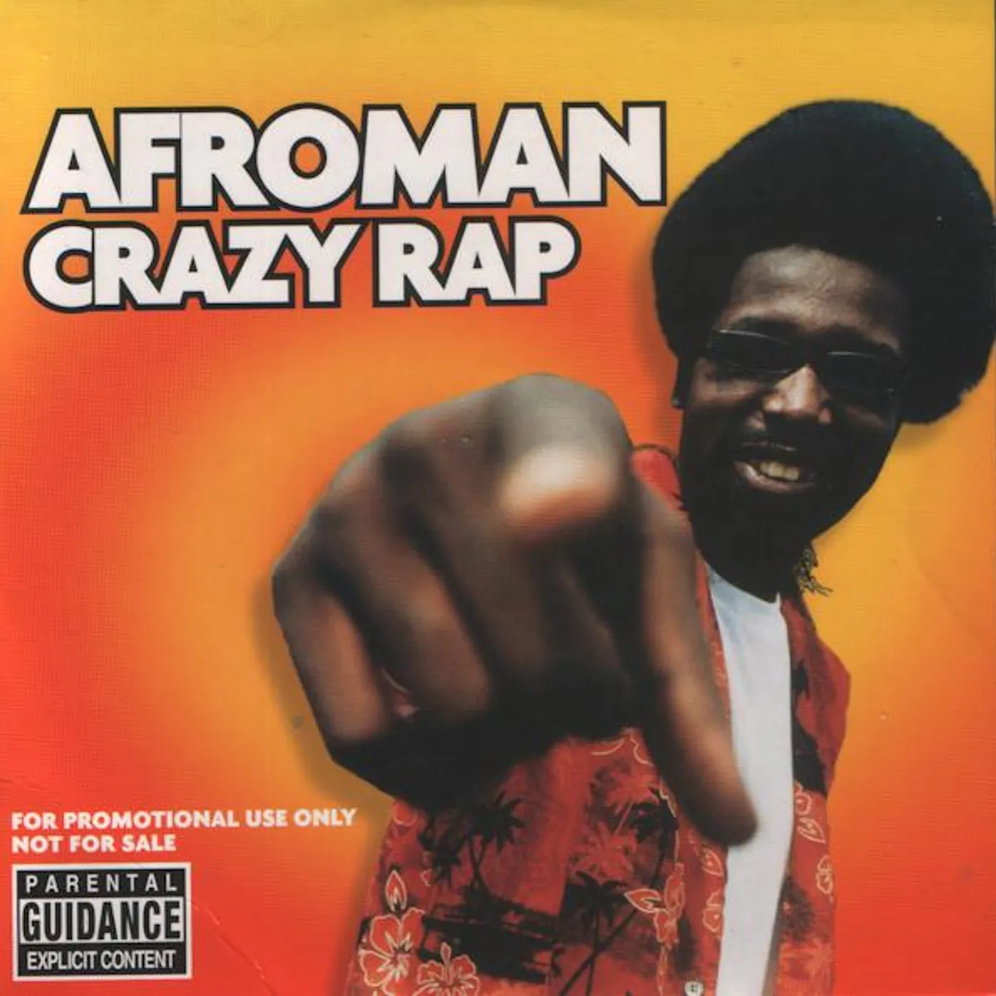 Afroman CRAZY RAP CD