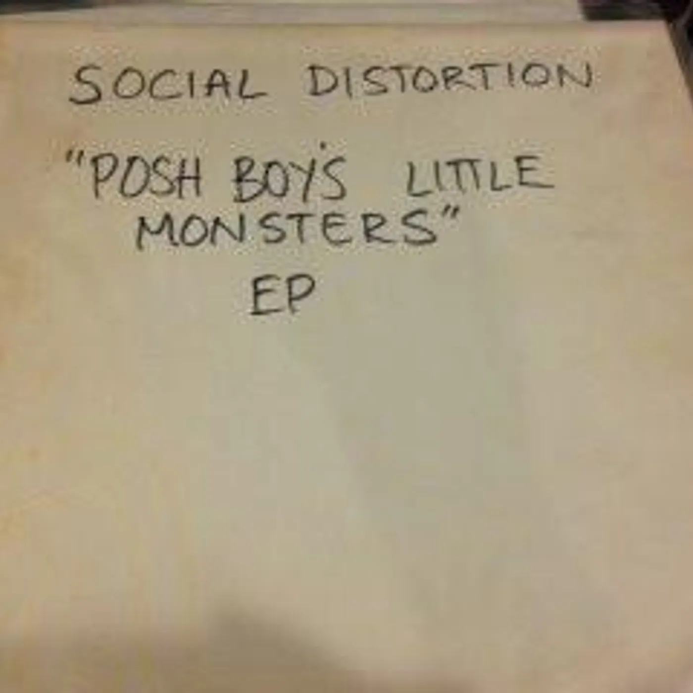 Social Distortion POSHBOYS LITTLE MONSTERS (GREEN VINYL) Vinyl Record