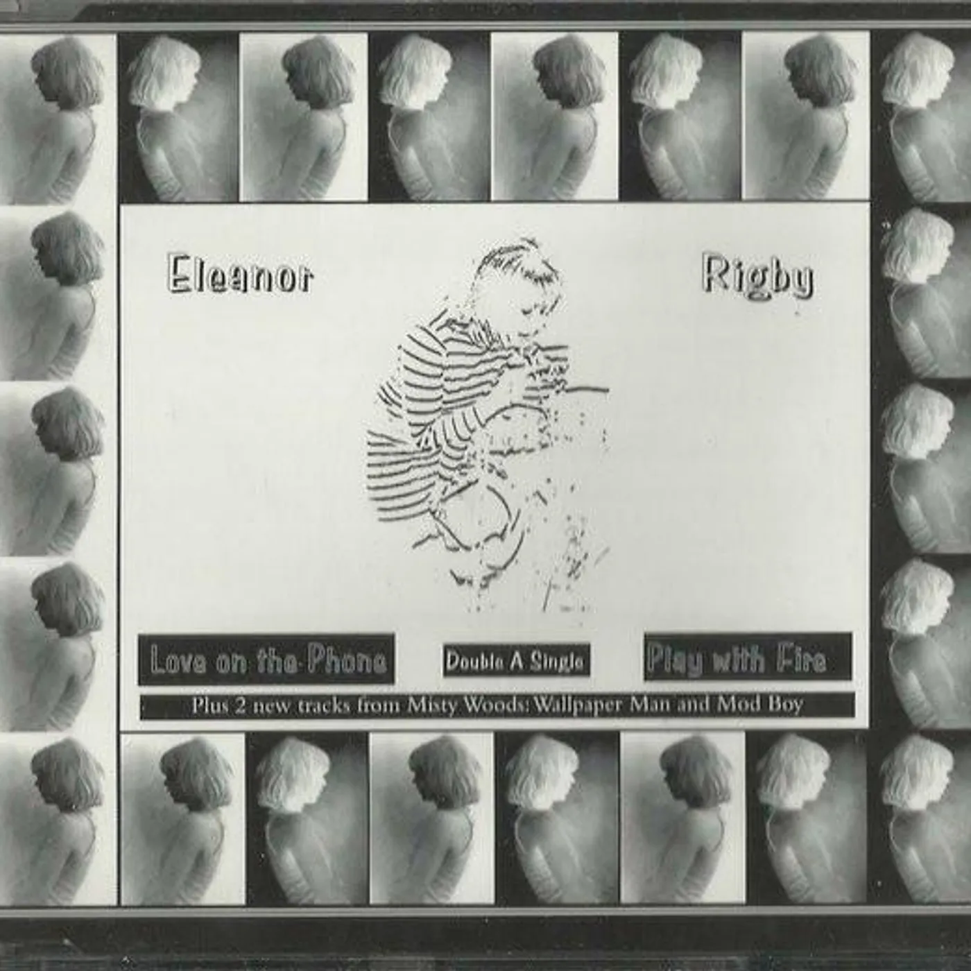 Eleanor Rigby LOVE ON THE PHONE/PLAY WITH FIRE Vinyl Record - Australia Release