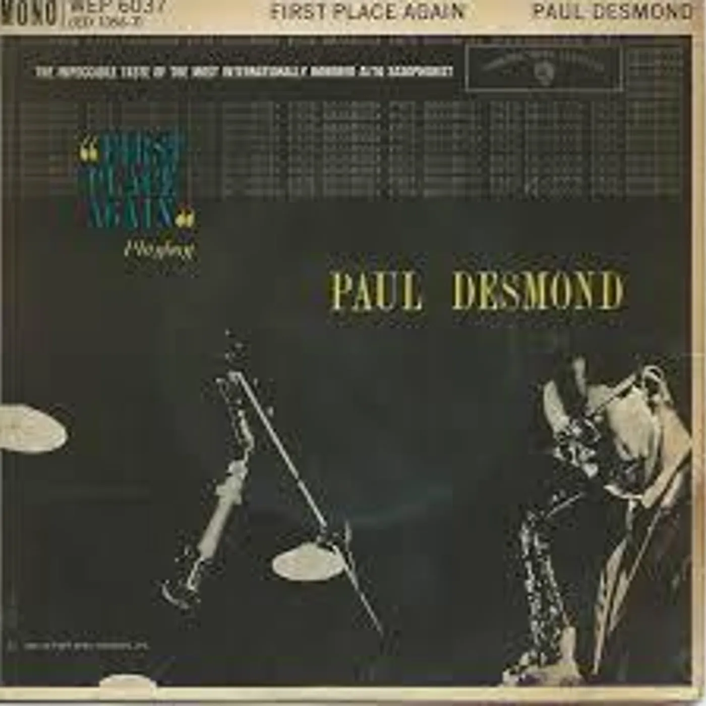 Paul Desmond FIRST PLACE AGAIN CD