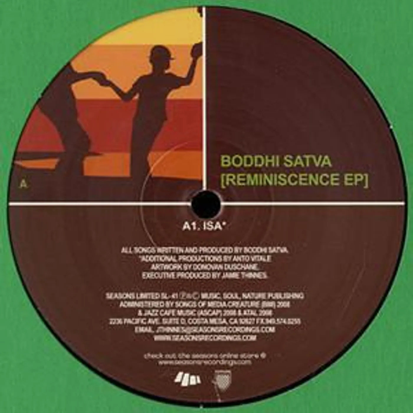 BODDHI SATVA EP Vinyl Record - UK Release