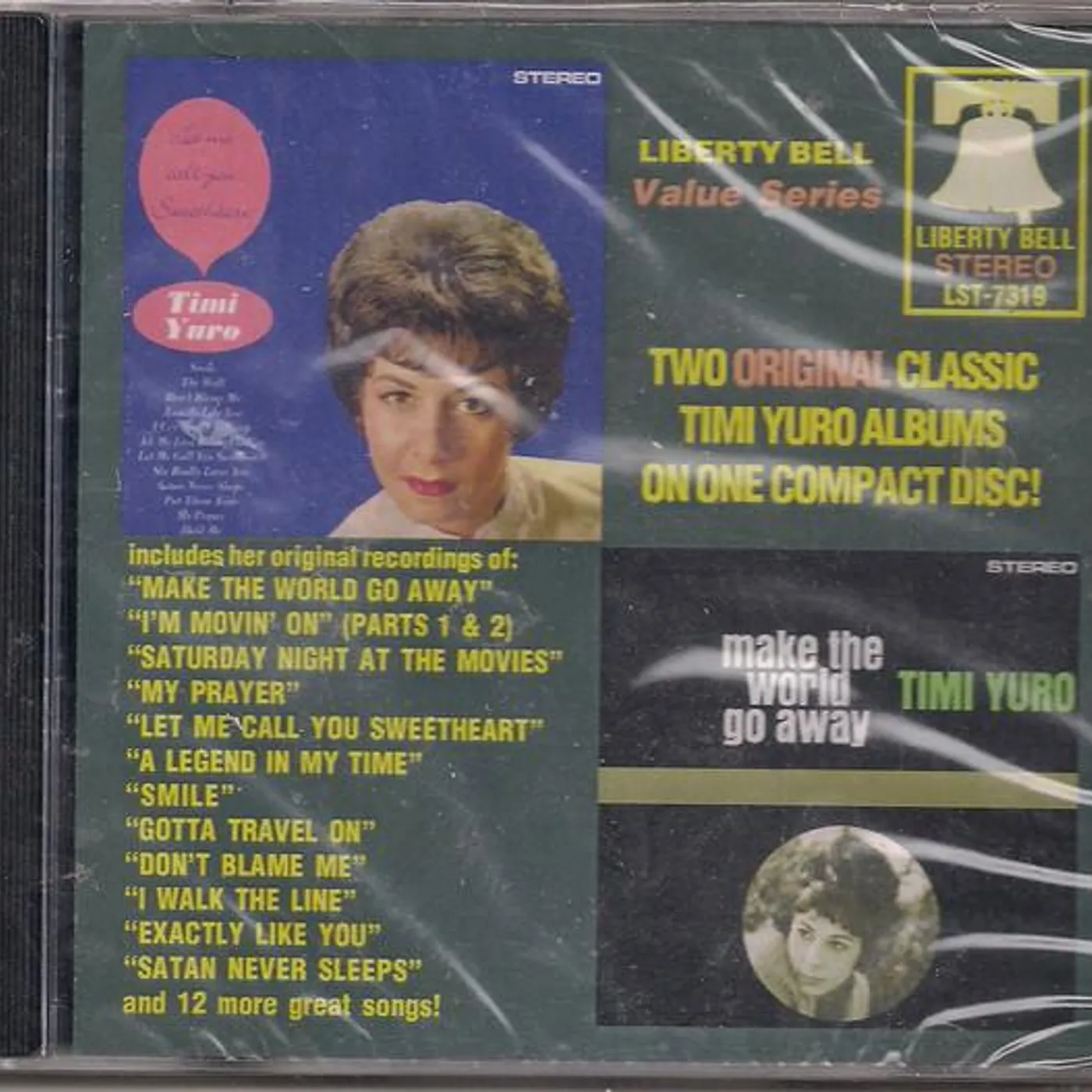 Timi Yuro LET ME CALL YOU SWEETHEART: MAKE THE WORLD GO AWAY CD