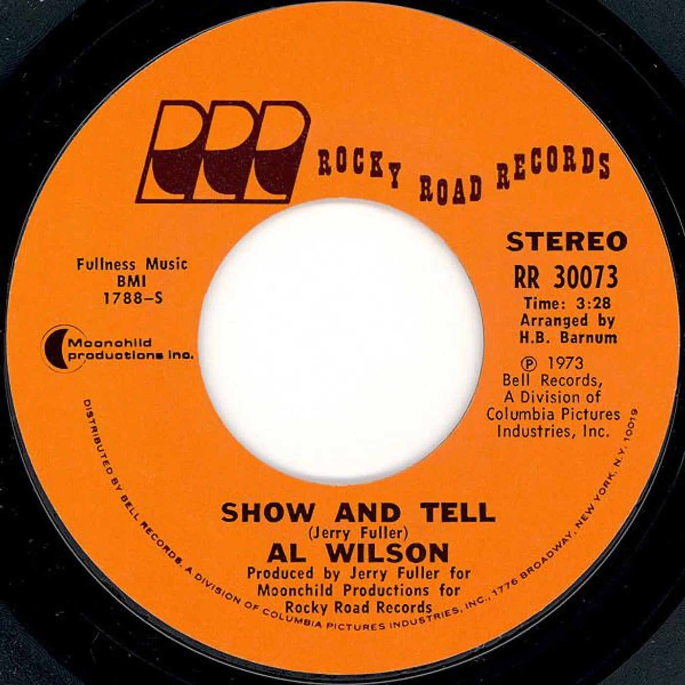 Al Wilson SHOW & TELL Vinyl Record
