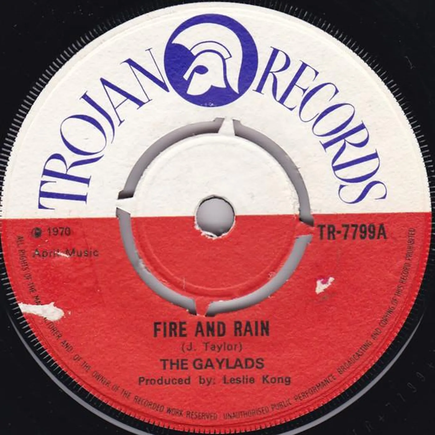 The Gaylads Fire & Rain Vinyl Record