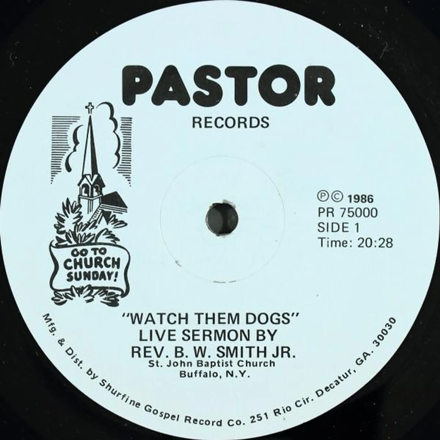 B.W. Smith WATCH THEM DOGS (Vinyl)