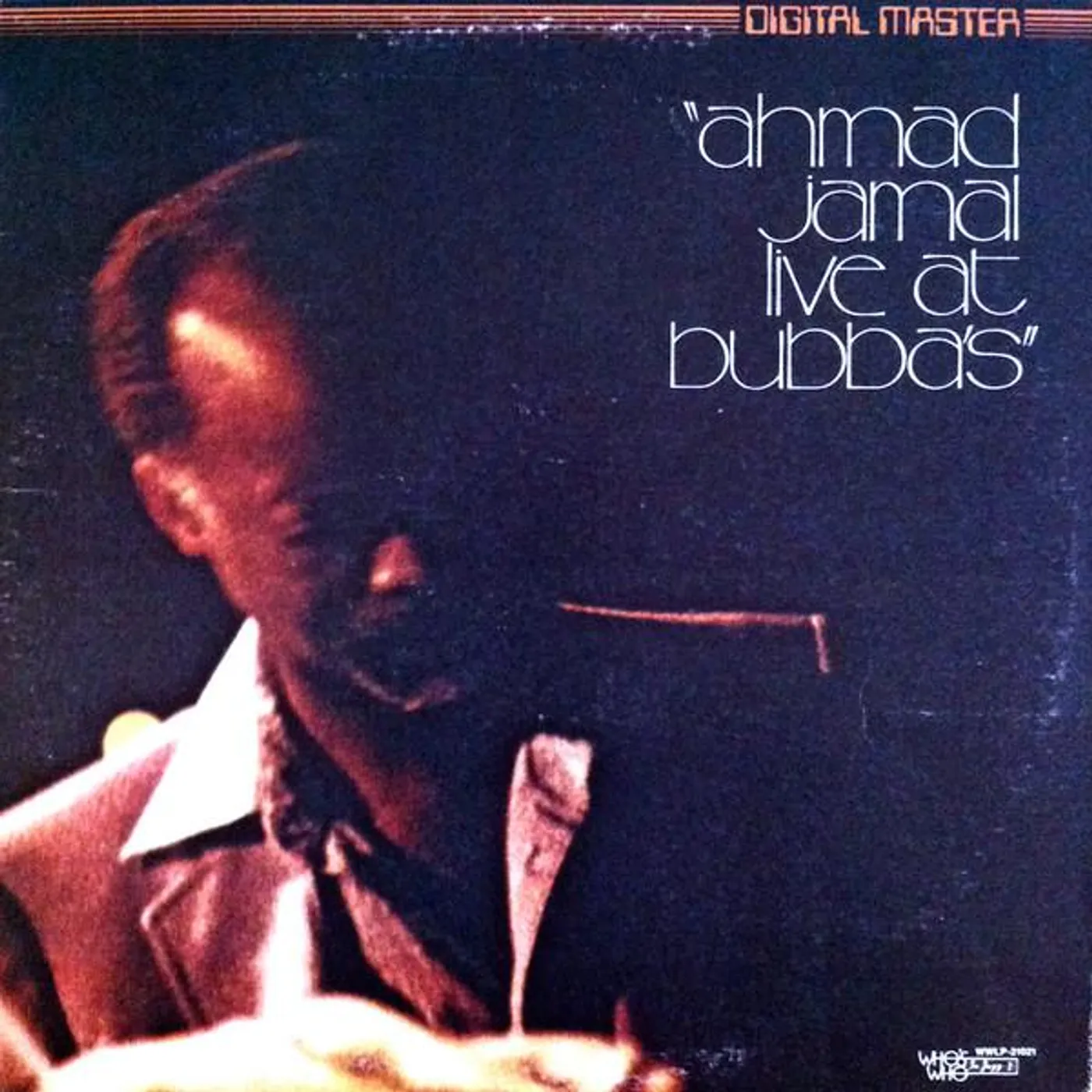Ahmad Jamal LIVE AT BUBBA'S Vinyl Record
